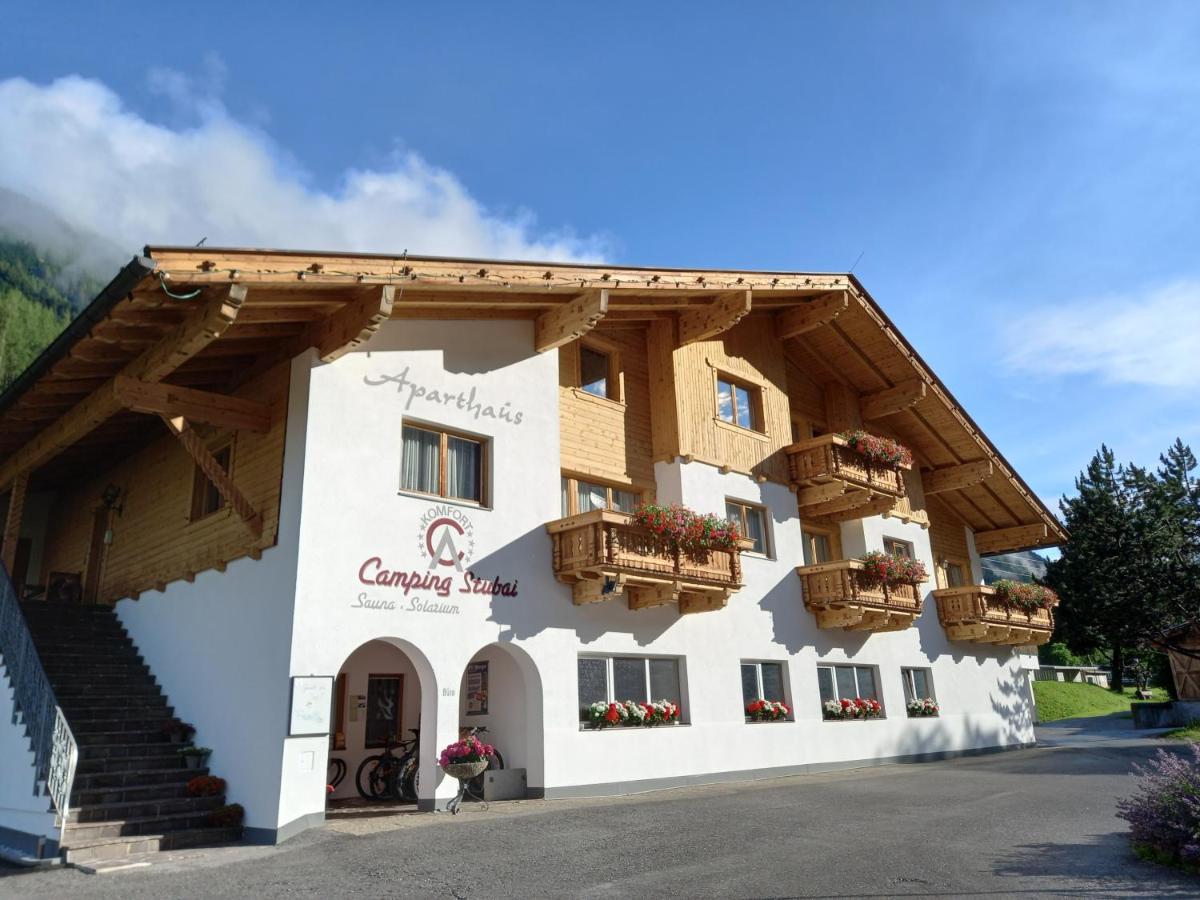 Aparthaus Camping Stubai Нойштифт-им-Штубайталь Экстерьер фото